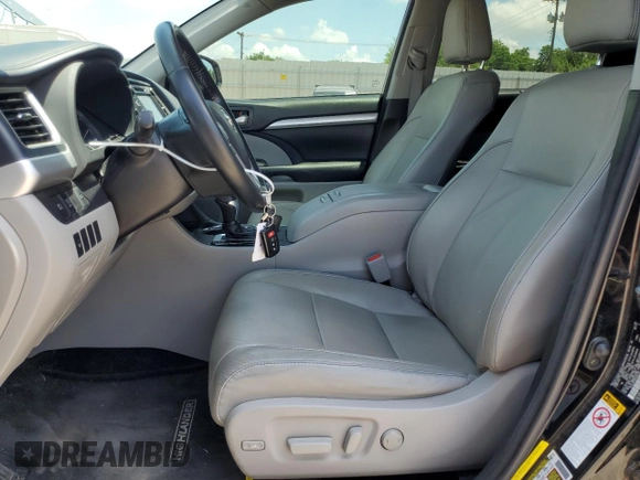2017 Toyota Highlander XLE with VIN 5TDJZRFH0HS467343, listed as a Copart auction lot 62111325 with 119,629 mi miles and Salvage title. Bid and sale history available at DreamBid. Image 7.