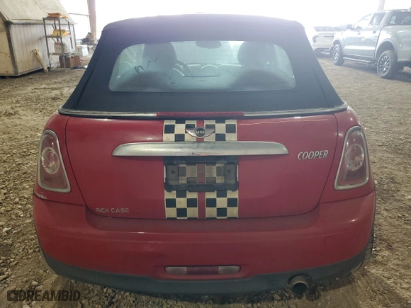 2013 MINI Cooper Convertible with VIN WMWZN3C59DT135481, listed as a Copart auction lot 66724104 with 152,597 mi miles and Salvage Title. Bid and sale history available at carsss.com. Image 6.
