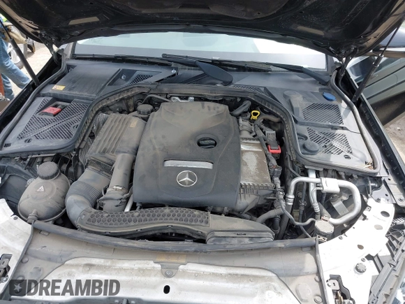 2015 Mercedes-Benz C C 300 Luxury with VIN 55SWF4KBXFU040013, listed as a IAAI auction lot 42136894 with 123,460 mi miles. Bid and sale history available at carsss.com. Image 10.