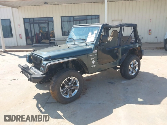 2002 Jeep Wrangler Sport with VIN 1J4FA49S52P760173, listed as a IAAI auction lot 42468550 with 201,682 mi miles and . Bid and sale history available at DreamBid. Image 17.