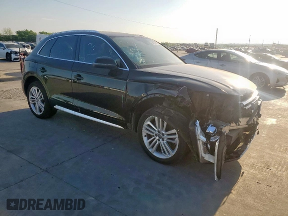 2018 Audi Q5 Premium Plus with VIN WA1BNAFY2J2167442, listed as a Copart auction lot 52931425 with 73,544 mi miles and Salvage Title. Bid and sale history available at DreamBid. Image 4.