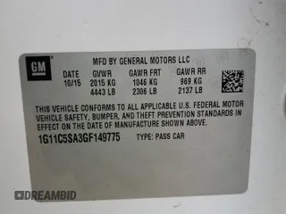 2016 Chevrolet Malibu Limited LT with VIN 1G11C5SA3GF149775, listed as a Copart auction lot 77845054 with 116,150 mi miles and Salvage Title. Bid and sale history available at carsss.com. Image 13.