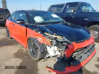 2015 Scion tC with VIN JTKJF5C71FJ006863, listed as a IAAI auction lot 41332681 with 91,559 mi miles. Bid and sale history available at carsss.com. Image 1.