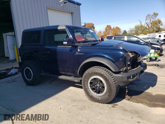 2021 Ford Bronco с VIN 1FMDE5CH0MLA60295, выставлен на аукционе Copart как лот 77109024 с пробегом 12 804 миль миль и Списание • Salvage title. История ставок и продаж доступна на DreamBid. Изображение 4.