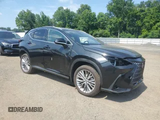 2024 Lexus NX 350h Luxury with VIN 2T2HKCEZ2RC018424, listed as a Copart auction lot 63134645 with 5,158 mi miles and Salvage title. Bid and sale history available at DreamBid. Image 4.