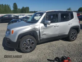 2015 Jeep Renegade Limited with VIN ZACCJBDT0FPB96034, listed as a Copart auction lot 55488195 with 52,504 mi miles and Salvage Title. Bid and sale history available at DreamBid. Image 1.