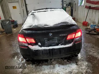 2012 BMW 5 Series 550i with VIN WBAFR9C57CDX78737, listed as a Copart auction lot 41994265 with 77,796 mi miles and Salvage Title. Bid and sale history available at carsss.com. Image 6.