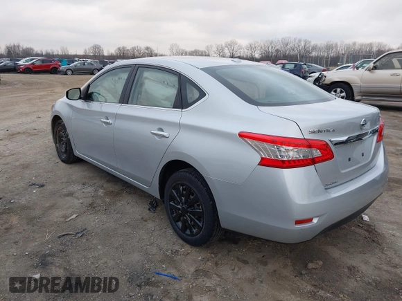 2015 Nissan Sentra SR with VIN 3N1AB7AP4FL648362, listed as a IAAI auction lot 42010300 with 162,834 mi miles and . Bid and sale history available at DreamBid. Image 3.