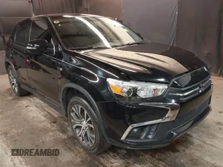 2018 Mitsubishi Outlander Sport ES 2.0 with VIN JA4AP3AUXJU024636, listed as a IAAI auction lot 41647083 with 100,198 mi miles. Bid and sale history available at carsss.com. Image 1.