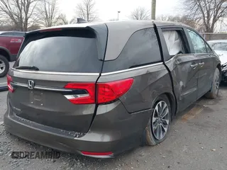 2022 Honda Odyssey EX-L z VIN 5FNRL6H7XNB061495, wystawiony jako IAAI lot #41093391 z przebiegiem 50 572 mil mil oraz . Historia ofert i sprzedaży dostępna na DreamBid. Obrazek 4.