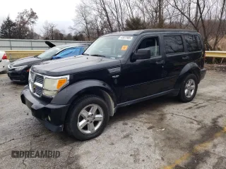 2007 Dodge Nitro SLT with VIN 1D8GU58K37W619822, listed as a Copart auction lot 43027905 with 105,719 mi miles and Salvage Title. Bid and sale history available at carsss.com. Image 1.