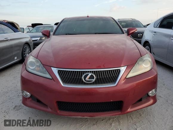 2012 Lexus IS 250 C with VIN JTHFF2C28C2523081, listed as a Copart auction lot 75138684 with Not provided miles and Salvage title. Bid and sale history available at DreamBid. Image 5.