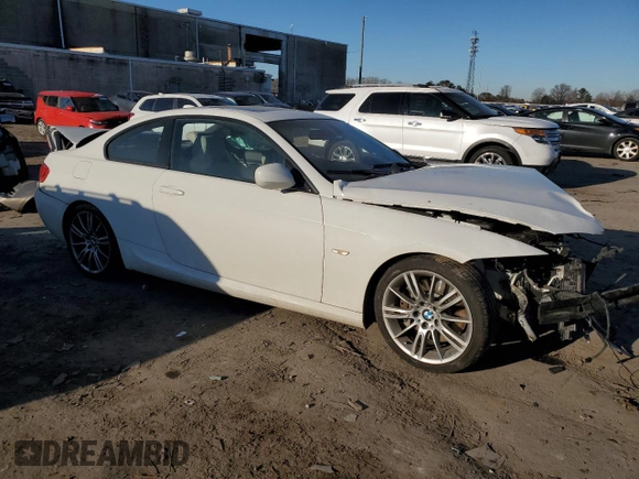 2012 BMW 3 Series 335i with VIN WBAKG7C52CE802073, listed as a Copart auction lot 41784224 with 0 mi miles and Salvage Title. Bid and sale history available at carsss.com. Image 4.