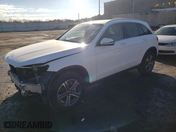 2019 Mercedes-Benz GLC with VIN WDC0G4KB4KV194548, listed as a Copart auction lot 37721113 with 23,272 mi miles. Bid and sale history available at carsss.com. Image 1.