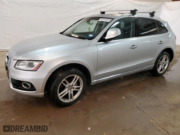 2016 Audi Q5 Premium Plus with VIN WA1L2AFP9GA035782, listed as a Copart auction lot 45605595 with 104,729 mi miles and Clean Title. Bid and sale history available at carsss.com. Image 1.