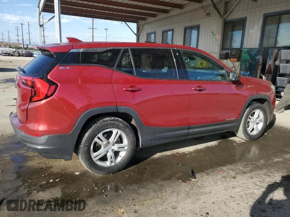 2020 GMC Terrain SLE with VIN 3GKALMEV0LL238207, listed as a Copart auction lot 47496845 with 52,568 mi miles and Salvage Title. Bid and sale history available at carsss.com. Image 3.