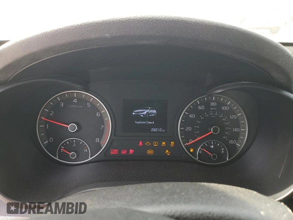 2019 Kia Optima LX with VIN 5XXGT4L33KG277956, listed as a Copart auction lot 49831305 with 28,212 mi miles and Salvage Title. Bid and sale history available at carsss.com. Image 9.