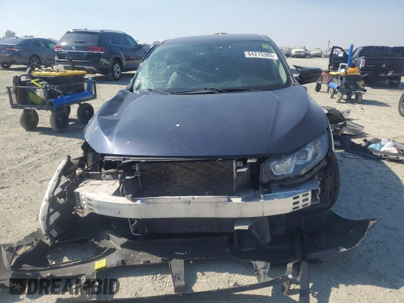 2017 Honda Civic LX with VIN 2HGFC2F51HH542488, listed as a Copart auction lot 64215385 with Not provided miles and Salvage title. Bid and sale history available at DreamBid. Image 5.