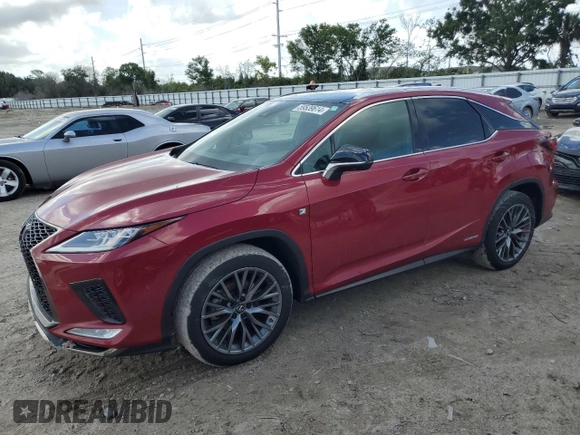 2022 Lexus RX with VIN 2T2YGMDA3NC076720, listed as a Copart auction lot 59539614 with 17,087 mi miles and Non Repairable. Bid and sale history available at carsss.com. Image 1.