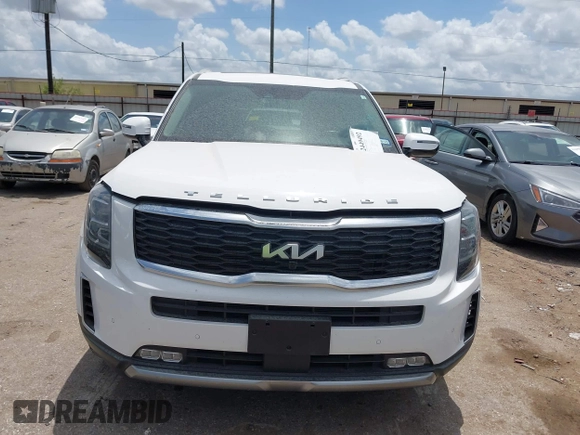 2022 Kia Telluride SX with VIN 5XYP54HC7NG219318, listed as a IAAI auction lot 42449492 with 25,574 mi miles and . Bid and sale history available at DreamBid. Image 12.