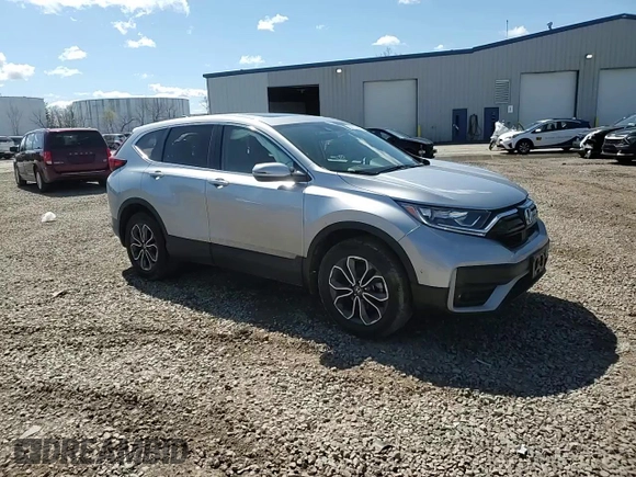 2021 Honda CR-V EX with VIN 2HKRW2H52MH627258, listed as a Copart auction lot 53127085 with 52,127 mi miles and Salvage Title. Bid and sale history available at carsss.com. Image 12.