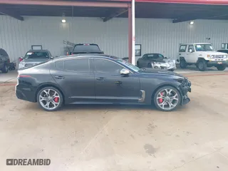 2020 Kia Stinger GT1 with VIN KNAE45LC5L6075904, listed as a IAAI auction lot 40870197 with 51,600 mi miles. Bid and sale history available at carsss.com. Image 13.