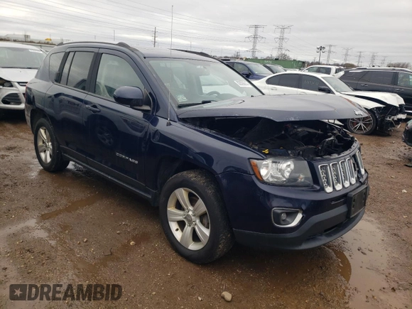 2015 Jeep Compass Latitude with VIN 1C4NJDEB6FD324883, listed as a Copart auction lot 82026614 with 127,516 mi miles and Clean Title. Bid and sale history available at carsss.com. Image 4.