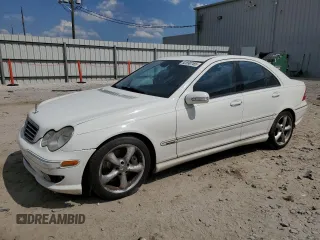 2006 Mercedes-Benz C 230 Sport with VIN WDBRF52H76F796255, listed as a Copart auction lot 52890765 with 195,310 mi miles and Salvage Title. Bid and sale history available at carsss.com. Image 1.