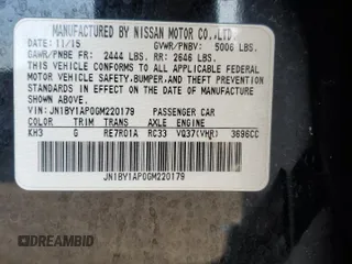 2016 Infiniti Q70 z VIN JN1BY1AP0GM220179, wystawiony jako Copart lot #54129215 z przebiegiem 117 759 mil mil oraz Szkoda całkowita • Salvage title. Historia ofert i sprzedaży dostępna na DreamBid. Obrazek 12.