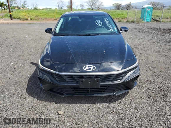 2024 Hyundai Elantra SEL with VIN KMHLM4DG0RU704524, listed as a Copart auction lot 46550925 with 14,045 mi miles and Salvage Title. Bid and sale history available at carsss.com. Image 5.