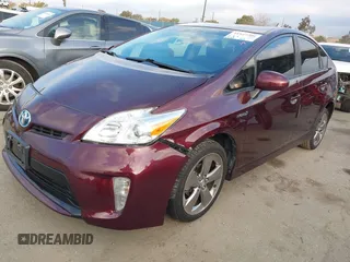 2013 Toyota Prius One with VIN JTDKN3DU5D5625589, listed as a IAAI auction lot 41527206 with 153,411 mi miles. Bid and sale history available at carsss.com. Image 17.