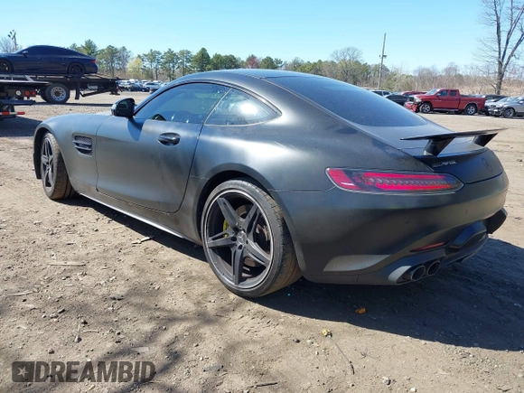 2020 Mercedes-Benz AMG GT with VIN WDDYJ7HA5LA025745, listed as a IAAI auction lot 42040819 with 25,393 mi miles. Bid and sale history available at carsss.com. Image 3.
