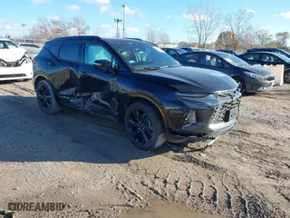 2019 Chevrolet Blazer RS with VIN 3GNKBERS2KS694858, listed as a IAAI auction lot 40856156 with 67,306 mi miles. Bid and sale history available at carsss.com. Image 1.