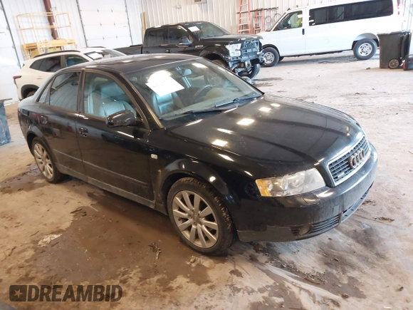 2003 Audi A4 1.8T with VIN WAULC68E73A275495, listed as a IAAI auction lot 41525711 with 184,591 mi miles. Bid and sale history available at carsss.com. Image 1.
