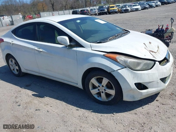 2012 Hyundai Elantra Limited with VIN 5NPDH4AE6CH063798, listed as a IAAI auction lot 42008129 with 150,715 mi miles. Bid and sale history available at carsss.com. Image 1.