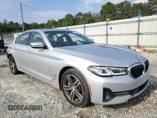 2021 BMW 5 Series 530e with VIN WBA13AG03MCG57984, listed as a Copart auction lot 53390224 with 68,634 mi miles and . Bid and sale history available at carsss.com. Image 4.