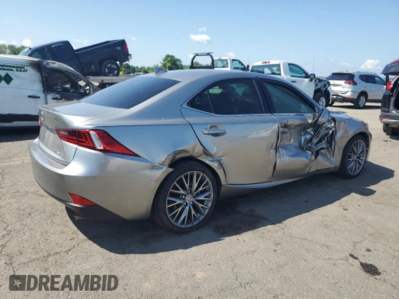 2014 Lexus IS 250 with VIN JTHCF1D22E5014908, listed as a Copart auction lot 60924335 with 116,620 mi miles and Salvage title. Bid and sale history available at DreamBid. Image 3.