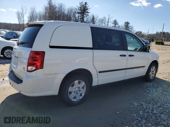 2013 Ram Cargo Van Tradesman with VIN 2C4JRGAG6DR680450, listed as a Copart auction lot 45389175 with 217,118 mi miles and Clean Title. Bid and sale history available at carsss.com. Image 3.