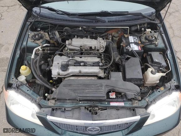 2001 Mazda Protege DX with VIN JM1BJ222910404111, listed as a Copart auction lot 88333775 with 171,876 mi miles and Salvage Title. Bid and sale history available at carsss.com. Image 11.