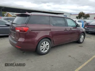 2016 Kia Sedona LX with VIN KNDMB5C17G6088744, listed as a Copart auction lot 43519815 with 130,727 mi miles and Clean Title. Bid and sale history available at carsss.com. Image 3.