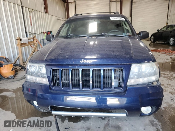 2004 Jeep Grand Cherokee Laredo with VIN 1J4GW48S54C316230, listed as a Copart auction lot 61410875 with 72,083 mi miles and Clean title. Bid and sale history available at DreamBid. Image 5.