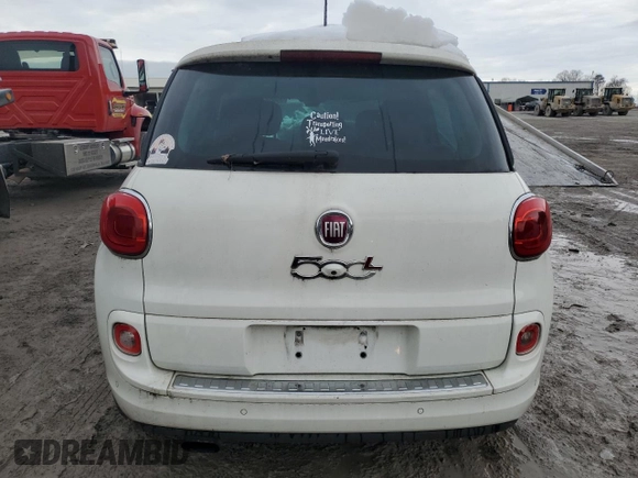 2014 FIAT 500L Easy with VIN ZFBCFABH9EZ017566, listed as a Copart auction lot 39658774 with 105,903 mi miles and Clean Title. Bid and sale history available at carsss.com. Image 6.