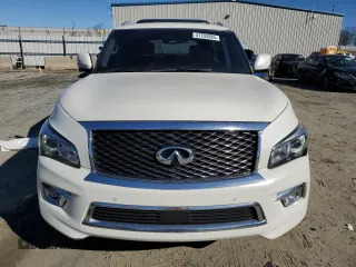 2017 Infiniti QX80 z VIN JN8AZ2NF0H9640689, wystawiony jako Copart lot #41793585 z przebiegiem 176 473 mil mil oraz Szkoda całkowita • Salvage title. Historia ofert i sprzedaży dostępna na DreamBid. Obrazek 5.