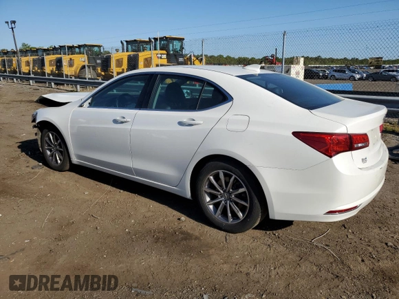 2020 Acura TLX with VIN 19UUB1F38LA015199, listed as a Copart auction lot 53743653 with 44,257 mi miles. Bid and sale history available at carsss.com. Image 2.