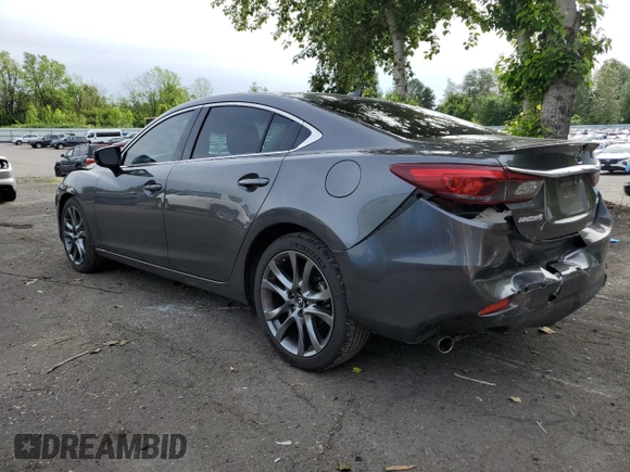 2017 Mazda 6 Grand Touring с VIN JM1GL1W55H1140064, выставлен на аукционе Copart как лот 57503425 с пробегом 74 304 миль миль и Списание • Salvage title. История ставок и продаж доступна на DreamBid. Изображение 2.