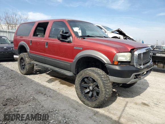 2003 Ford Excursion Special Serv with VIN 1FMSU41P83EC48225, listed as a Copart auction lot 48923075 with 263,604 mi miles and Salvage Title. Bid and sale history available at DreamBid. Image 4.
