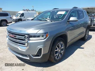 2023 GMC Acadia SLT with VIN 1GKKNML41PZ250017, listed as a IAAI auction lot 41978686 with 52,422 mi miles and . Bid and sale history available at carsss.com. Image 2.