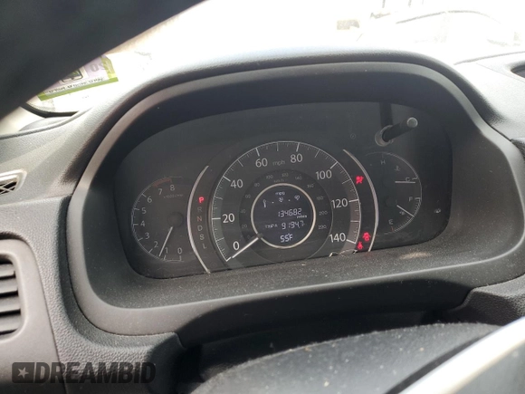 2015 Honda CR-V EX-L with VIN 2HKRM4H7XFH667125, listed as a Copart auction lot 47731145 with 134,682 mi miles and Salvage Title. Bid and sale history available at carsss.com. Image 9.