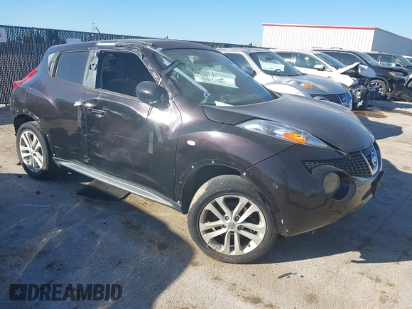 2014 Nissan Juke S with VIN JN8AF5MR5ET361114, listed as a IAAI auction lot 41688371 with 1 mi miles. Bid and sale history available at carsss.com. Image 1.