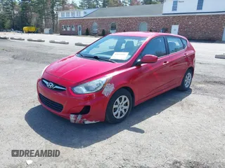 2013 Hyundai Accent GL with VIN KMHCT5AE9DU099021, listed as a IAAI auction lot 42094091 with 226,420 mi miles. Bid and sale history available at carsss.com. Image 2.